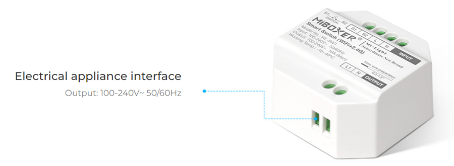 WL-SW1 WiFi+2.4G Push Smart Alexa Switch